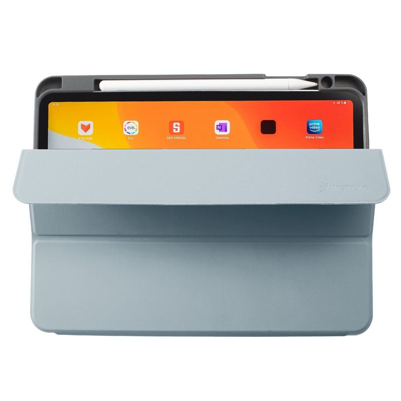 Insten - Soft TPU Tablet Case For iPad Pro 11" 2020, Multifold Stand, Magnetic Cover Auto Sleep/Wake, Pencil Charging, Sky Blue