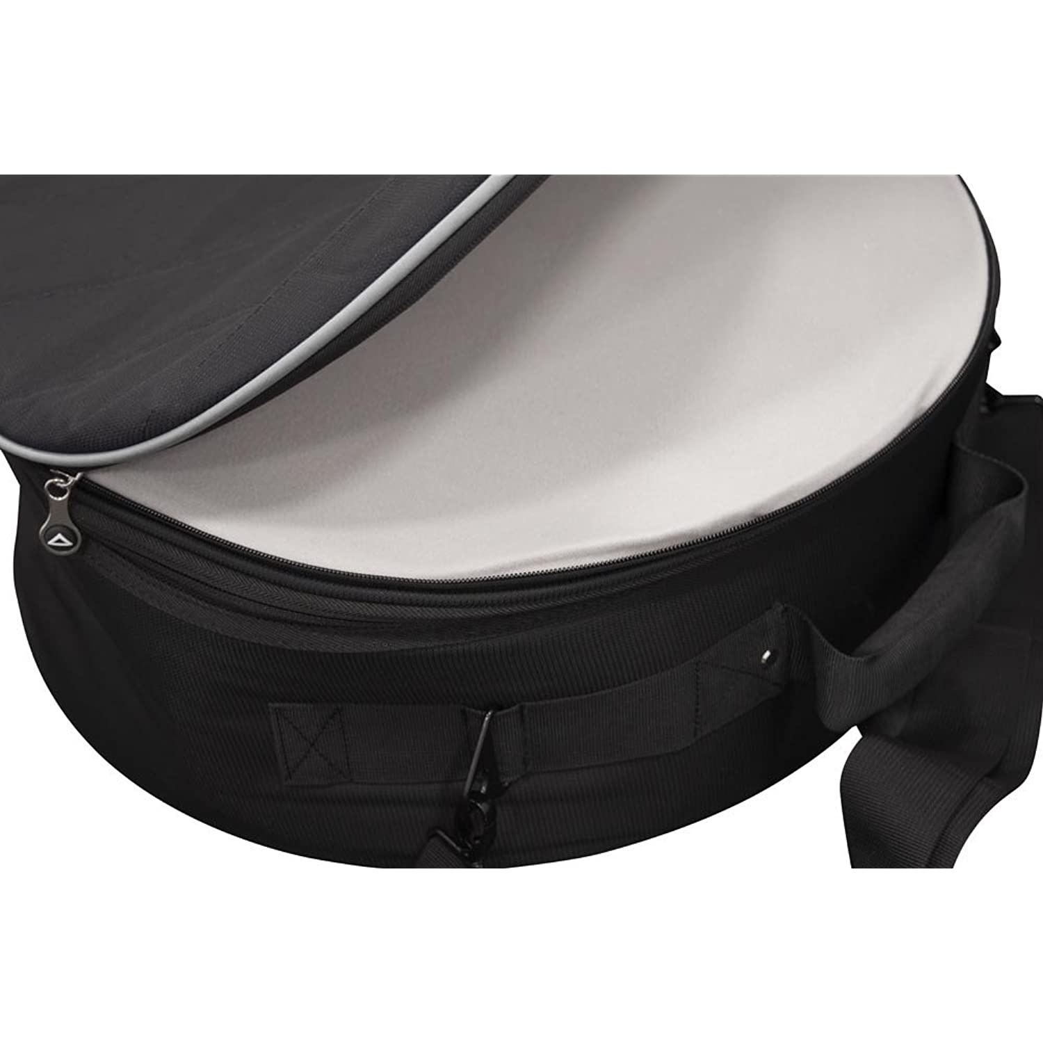 Ultimate Support USHB2-SN-BK Hybrid 2.0 Series Snare Drum Bag with Gray Trim (USHB2-SN-GR)