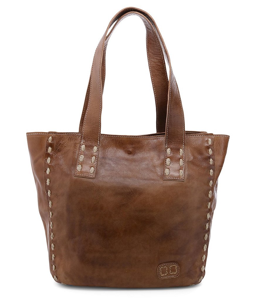 Bed Stu Stevie Leather Pick Stitch Tote Bag