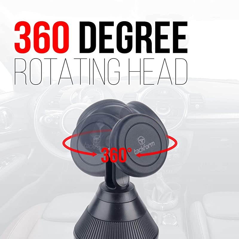 Car Phone Holder Magnetic Mount  Cup Holder Magnet Phone Mount Universal Car Phone Mount Fits Any Size Phone iPhone X XS MAX 8 7 7 Plus 6s Plus Galaxy S9 S8 S7 S6 S5 Note 543