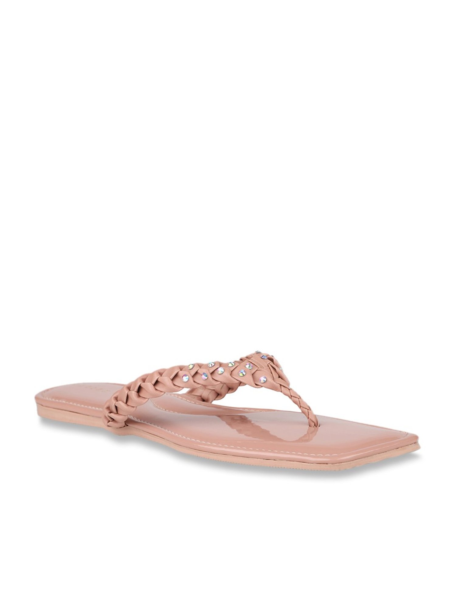 Design Crew Women's Pink Thong Sandals