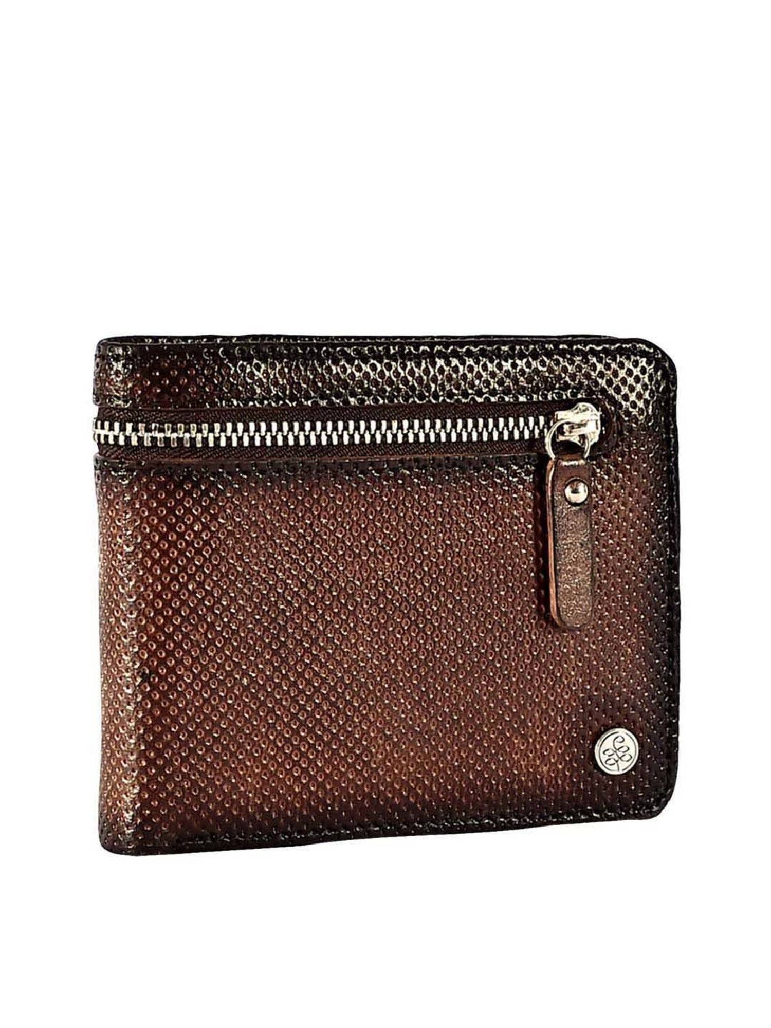 Eske Rory Tan Casual Leather Bi-Fold Wallet for Men