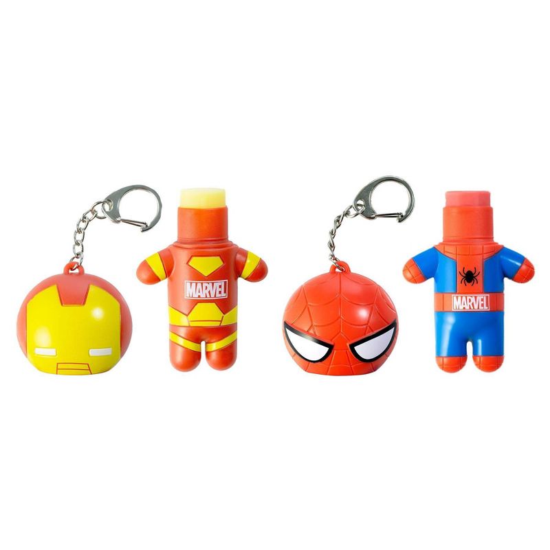 Lip Smacker Marvel Hero Lip Balm – Spider-Man/Iron Man – 2pk
