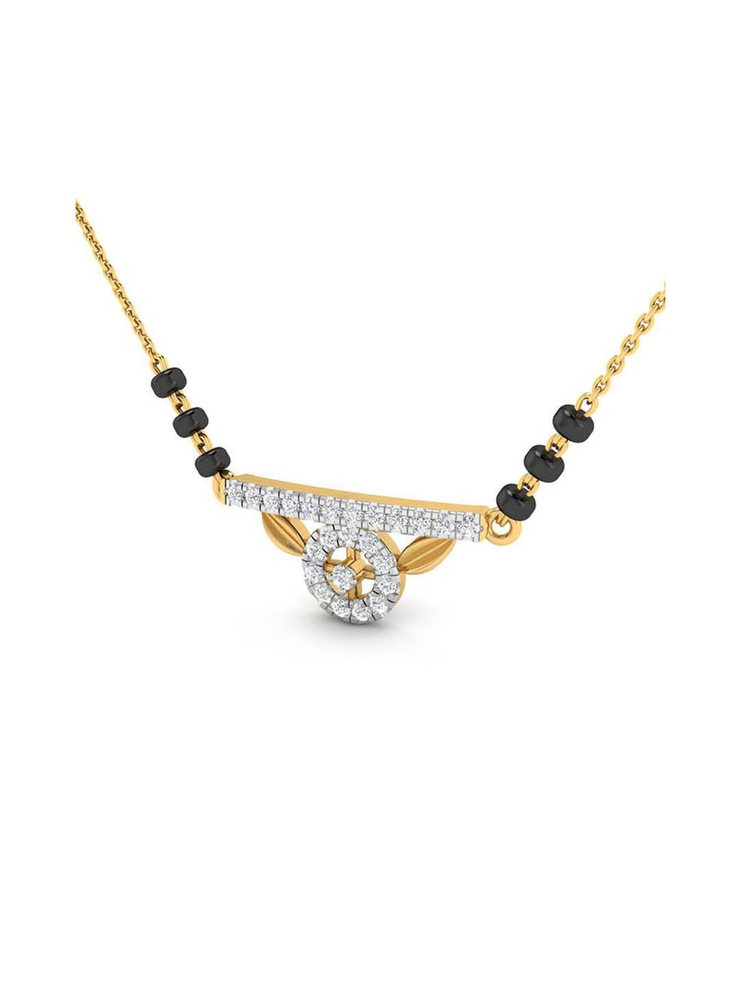 Waman Hari Pethe Jewellers 18k Gold & Diamond Mangalsutra for Women