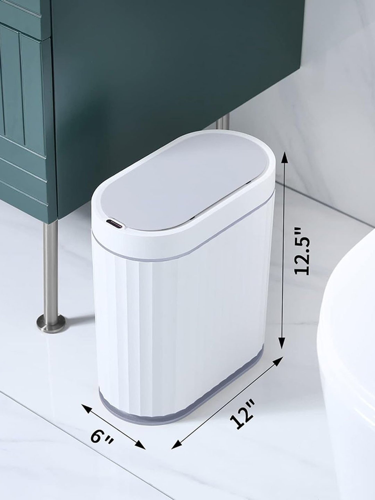 Freelance Grey Steel Set of 1 Dustbins