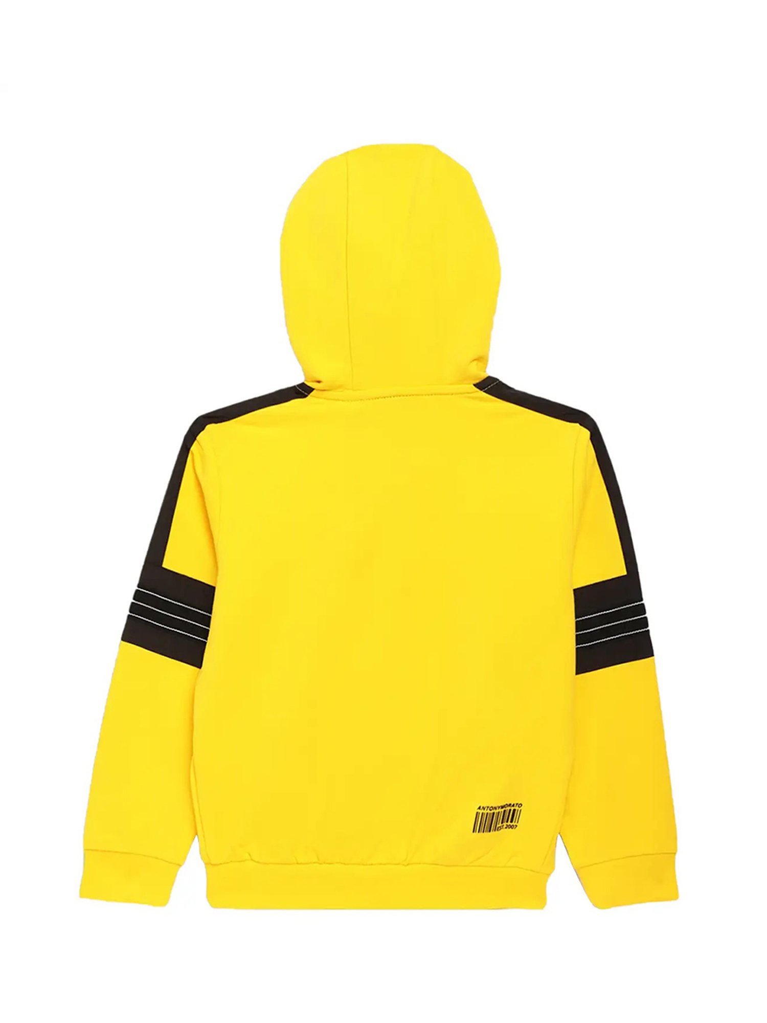 Antony Morato Kids Yellow Solid  Hoodie