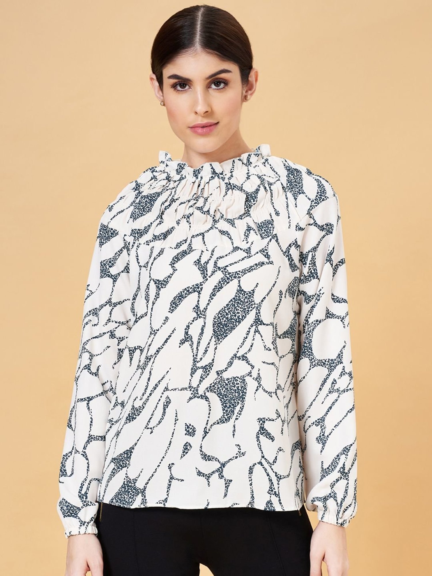 Annabelle by Pantaloons White Printed Top