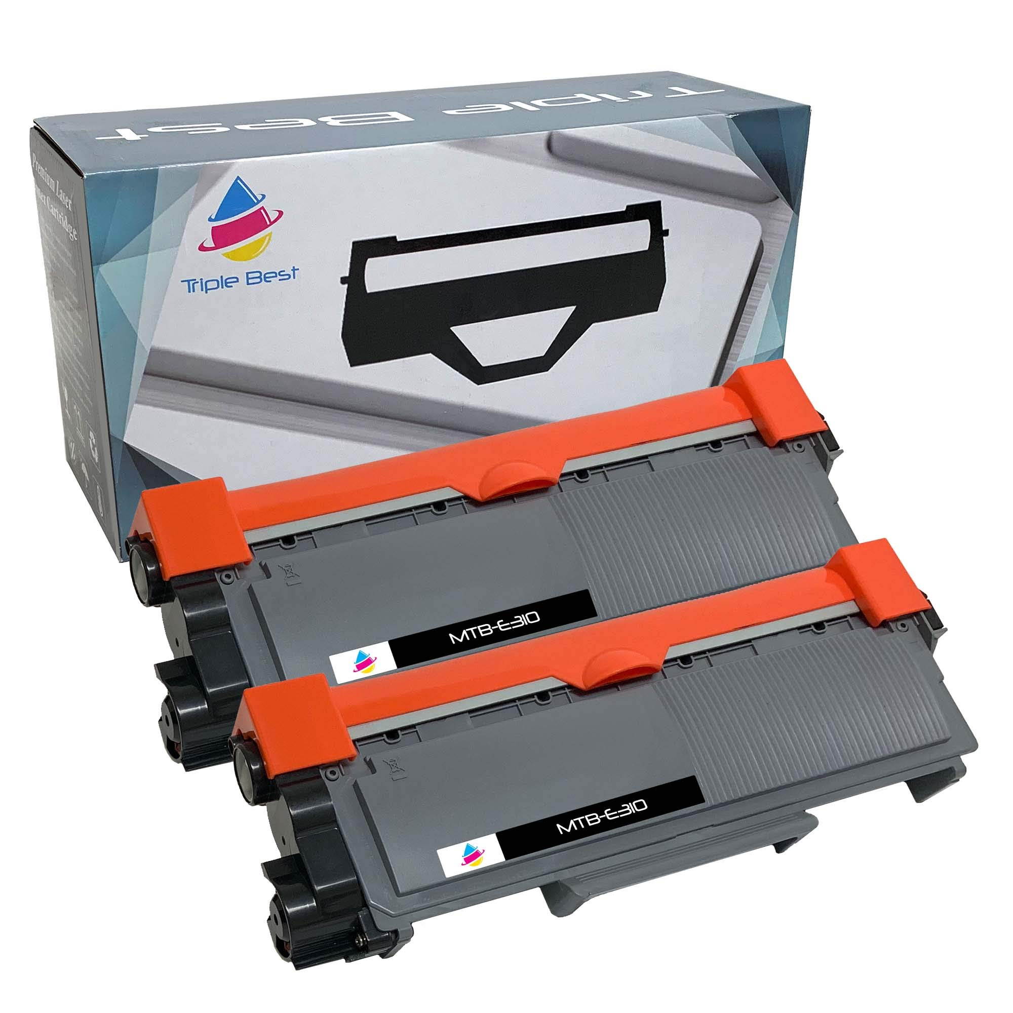 MyTripleBest Compatible Toner Cartridge Replacement for Dell 593-BBKD E310dw 514dw 515dw E515dn P7RMX (2 Pack)