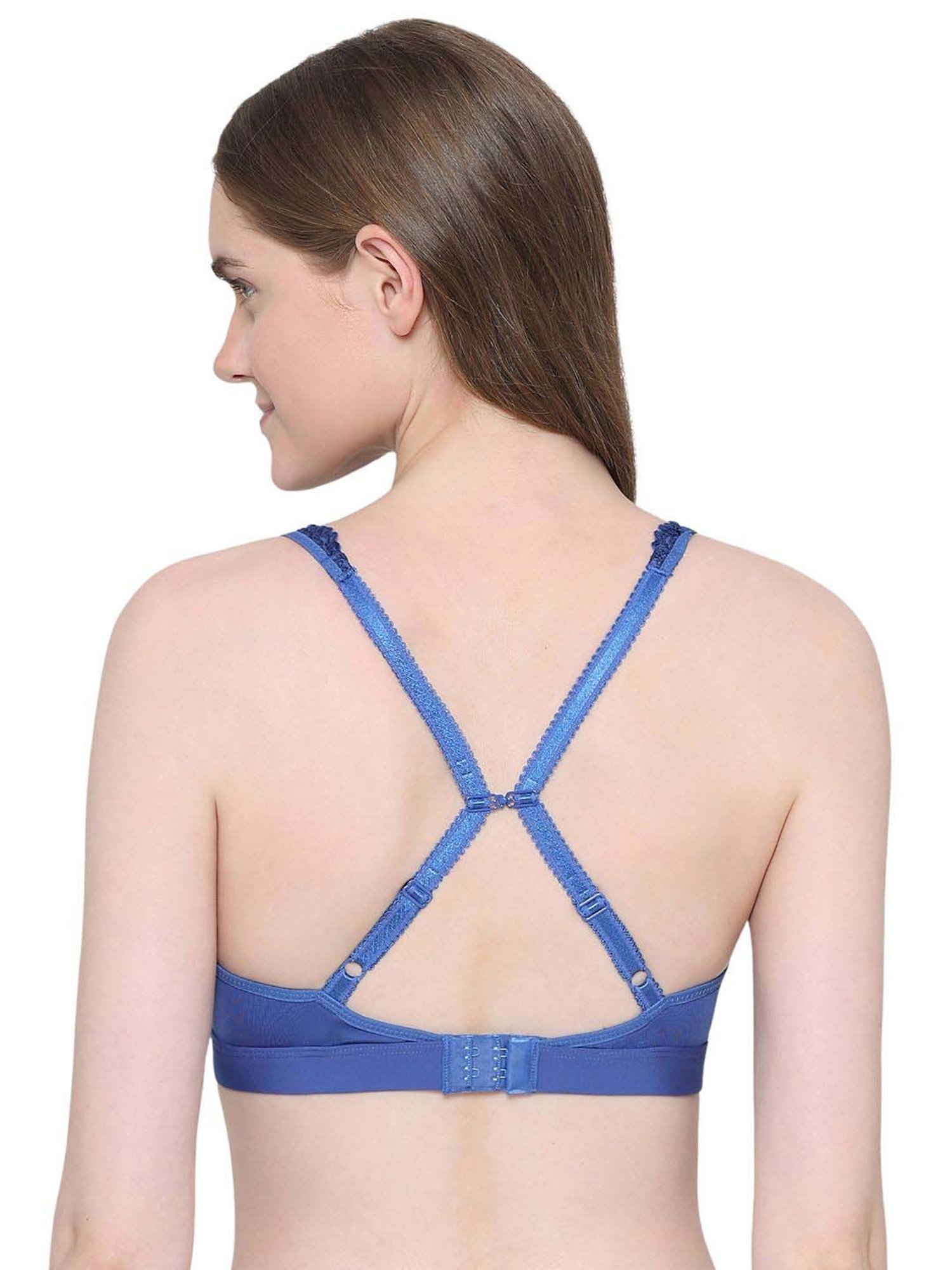 Wacoal Navy Lace Work Bralette Bra