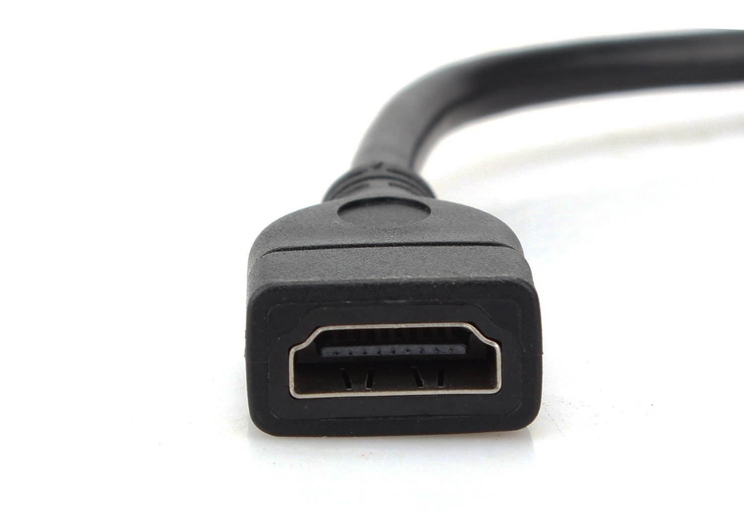 Fire TV Adapter Extension Cable HDMI Male to Female Extender Cable Short Convenient for Google Chrome Cast/Fire TV Stick/Roku Stick Connection to TV