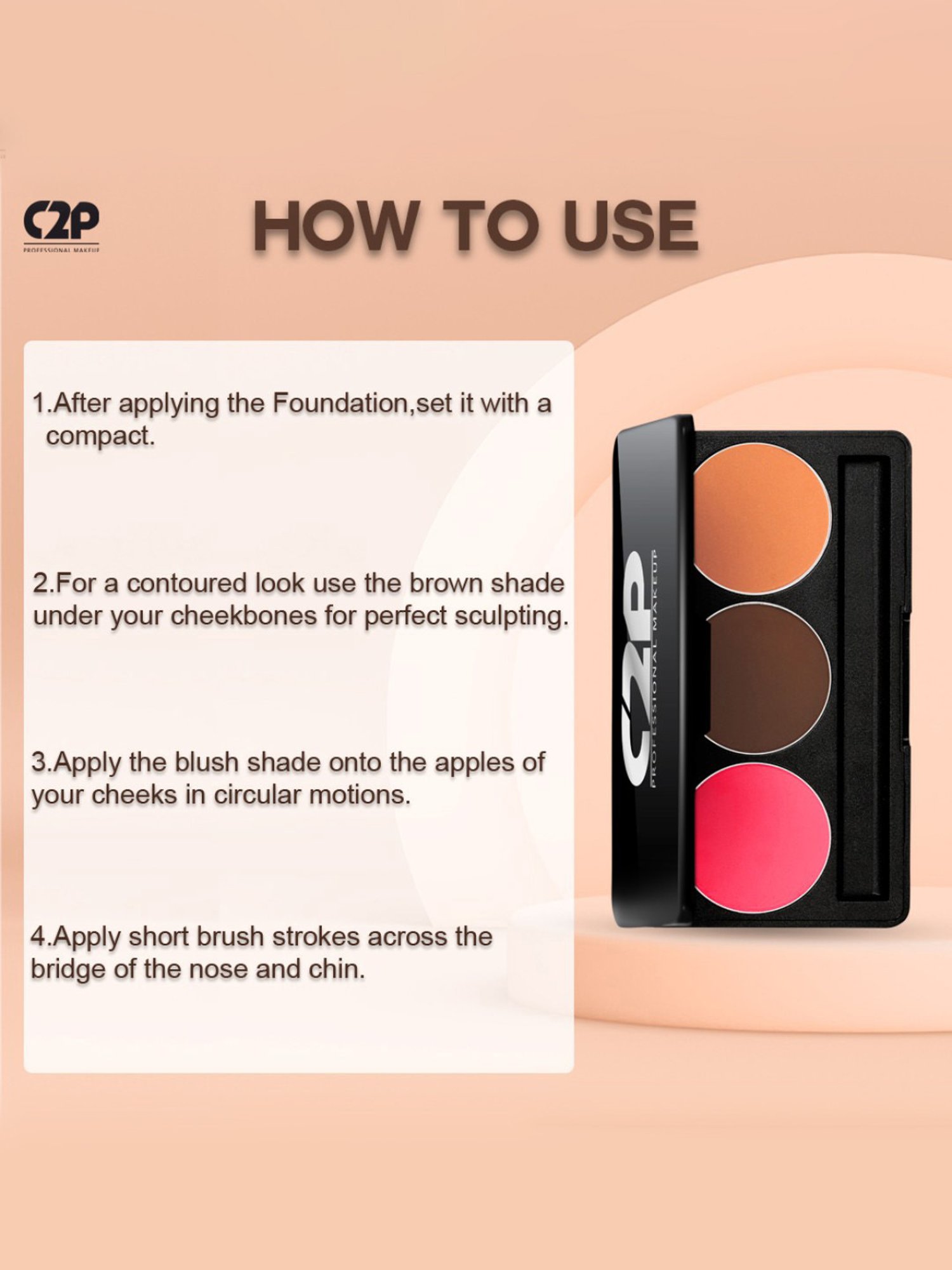 Revolution Pro Glam Mood Face Palette Medium