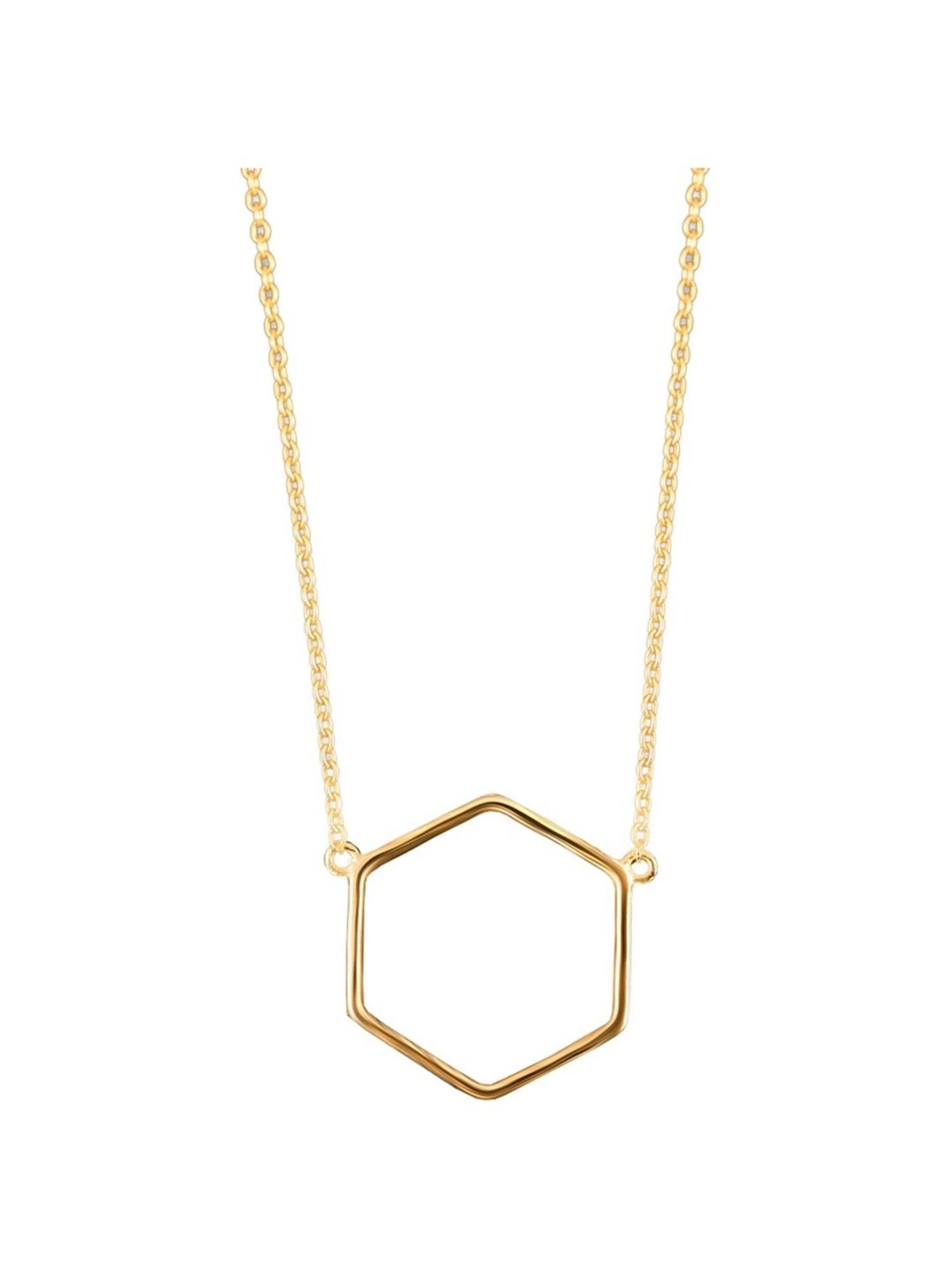 Palmonas Golden Hexa Vermeil Necklace for Women
