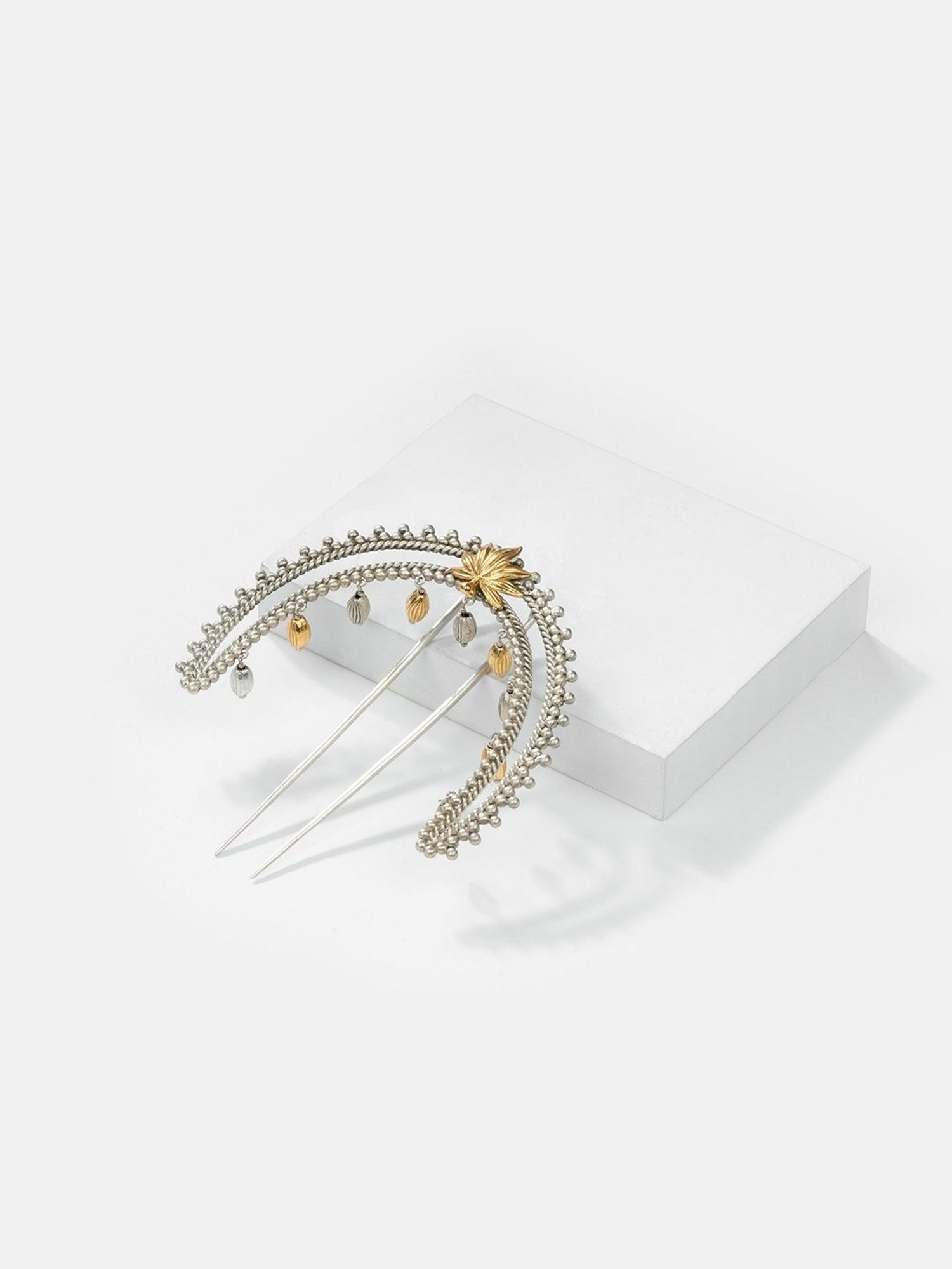 Shaya 92.5 Sterling Silver Preethi Juda Pin for Women