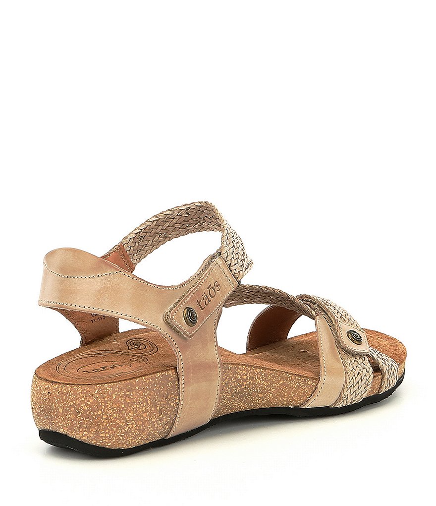 Taos Footwear Trulie Woven Leather Sandals
