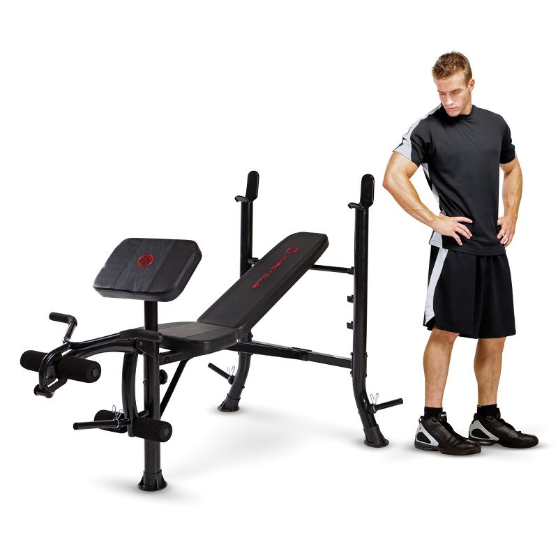 Marcy Pro MKB-367RH Versatile Standard Weight Bench for Racks and Home Gyms