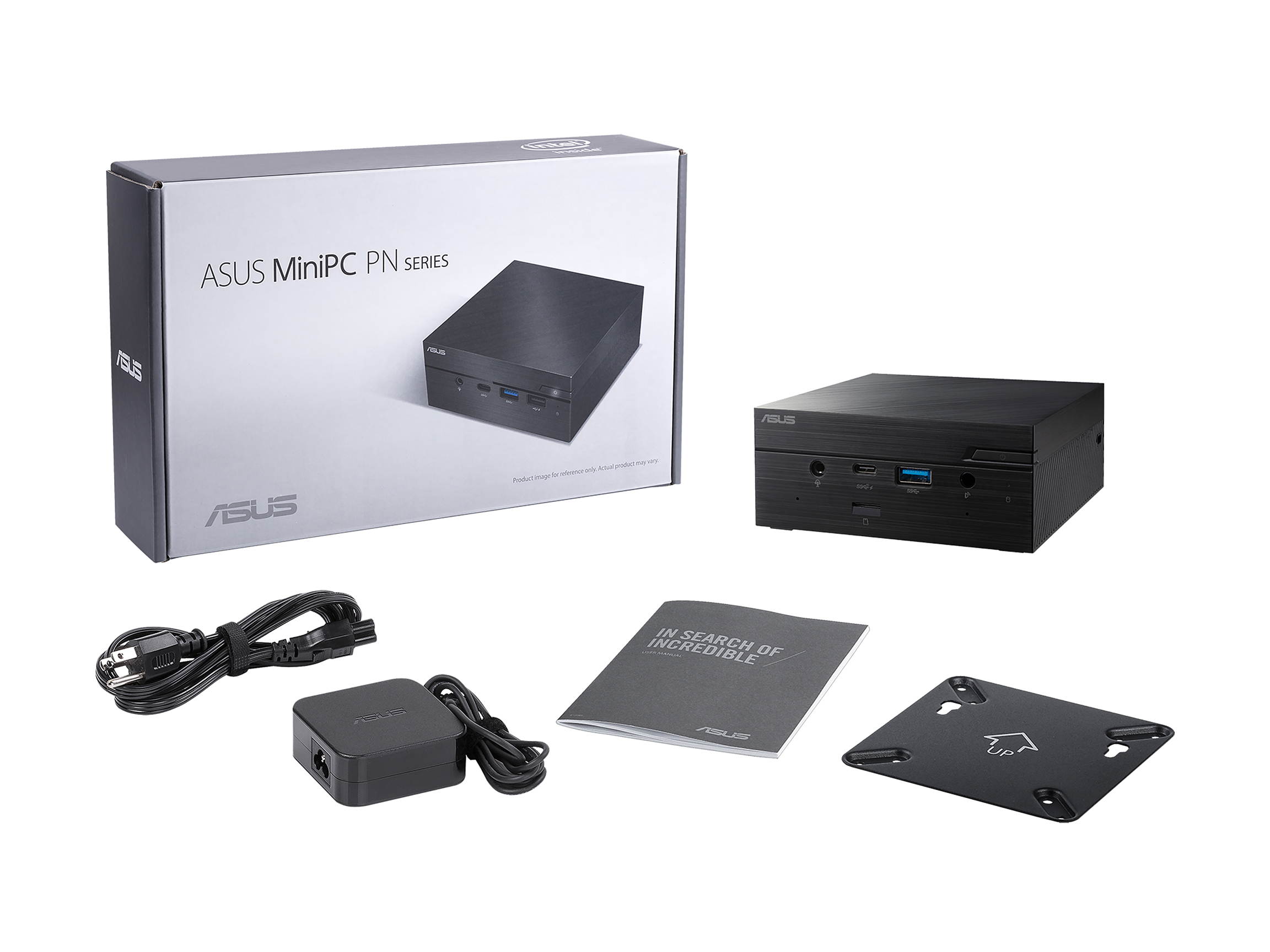 ASUS Desktop Computer PN62S-B5287ZD0 Intel Core i5 10th Gen 10210U (1.60 GHz) 8 GB DDR4 256 GB PCIe SSD Windows 10 Pro 64-bit