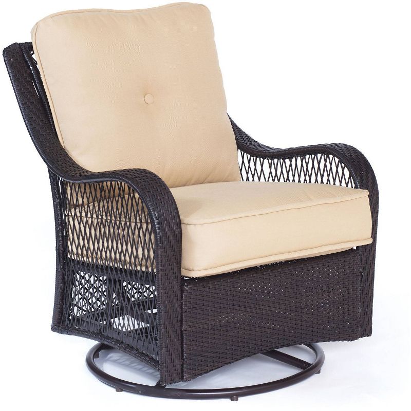 Merritt 4pc Woven Glider Chair Seating Set - Cambridge