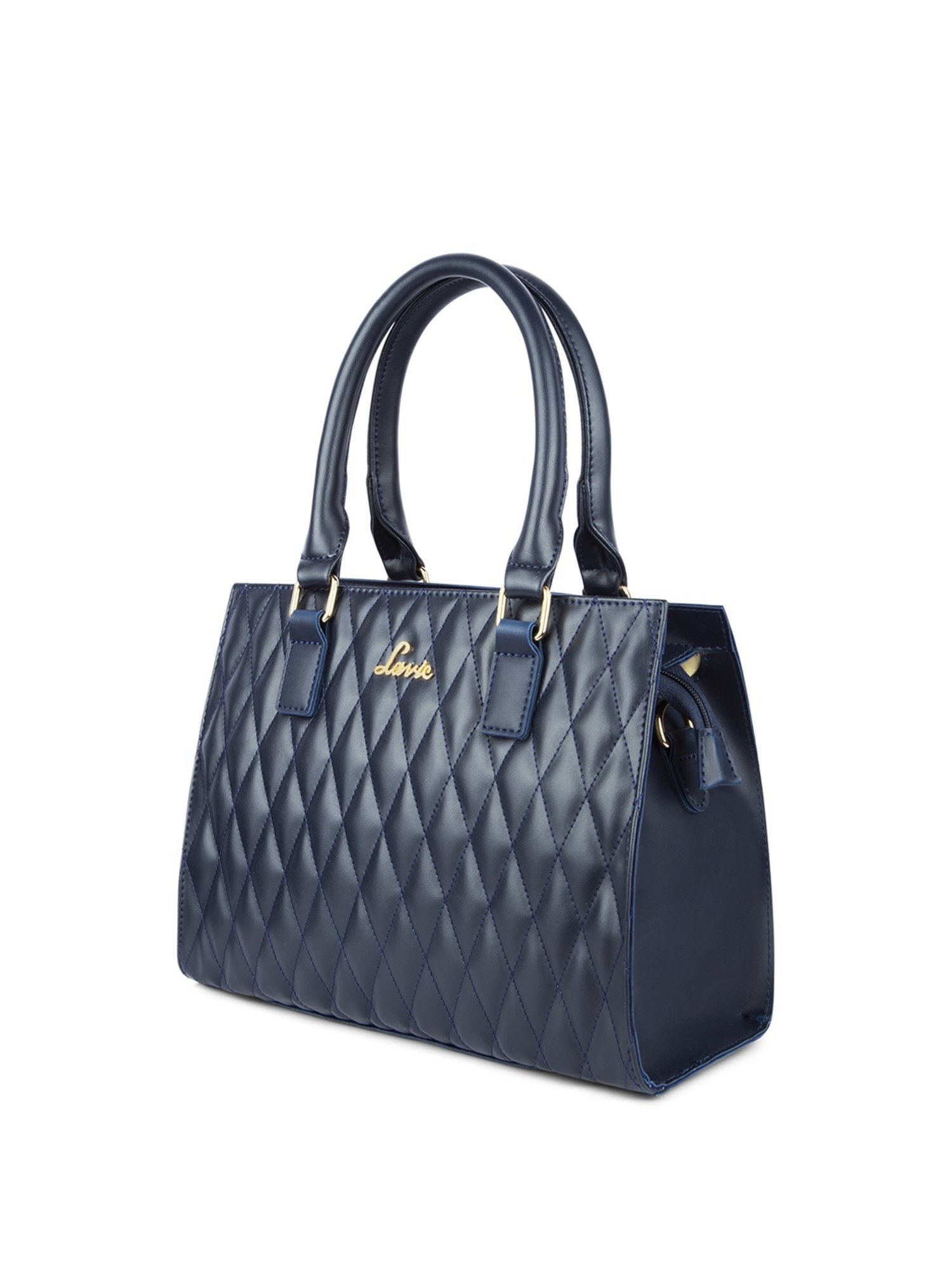 Lavie Shelly Navy Synthetic Quilted Handbag