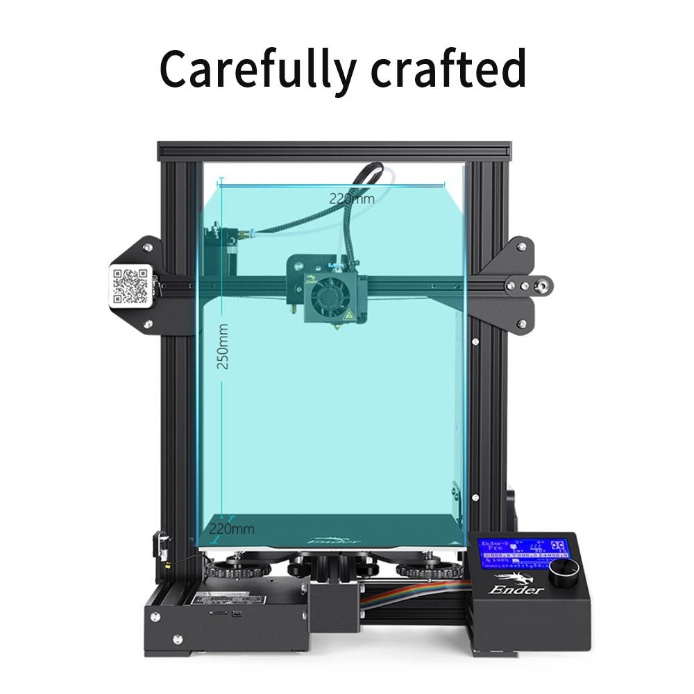 Creality 3D Printer Ender-3 PRO/ Ende-3 V2 DIY KIT Integrated Structure Silent Mainboard Upgrade Resume Printing Impresora 3D