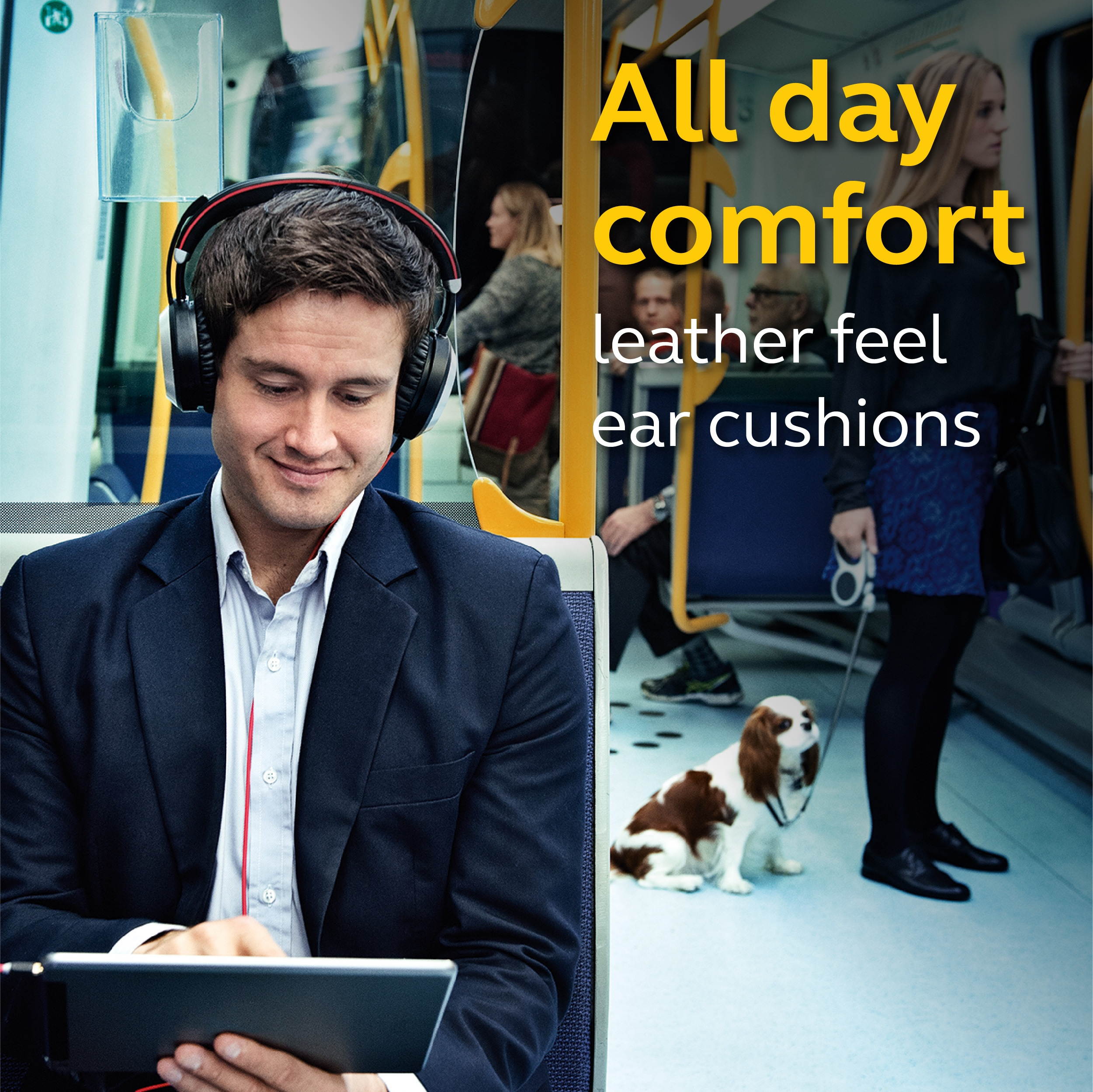 Jabra Evolve 80 MS Stereo USB-C Wired Headset / Music Headphones