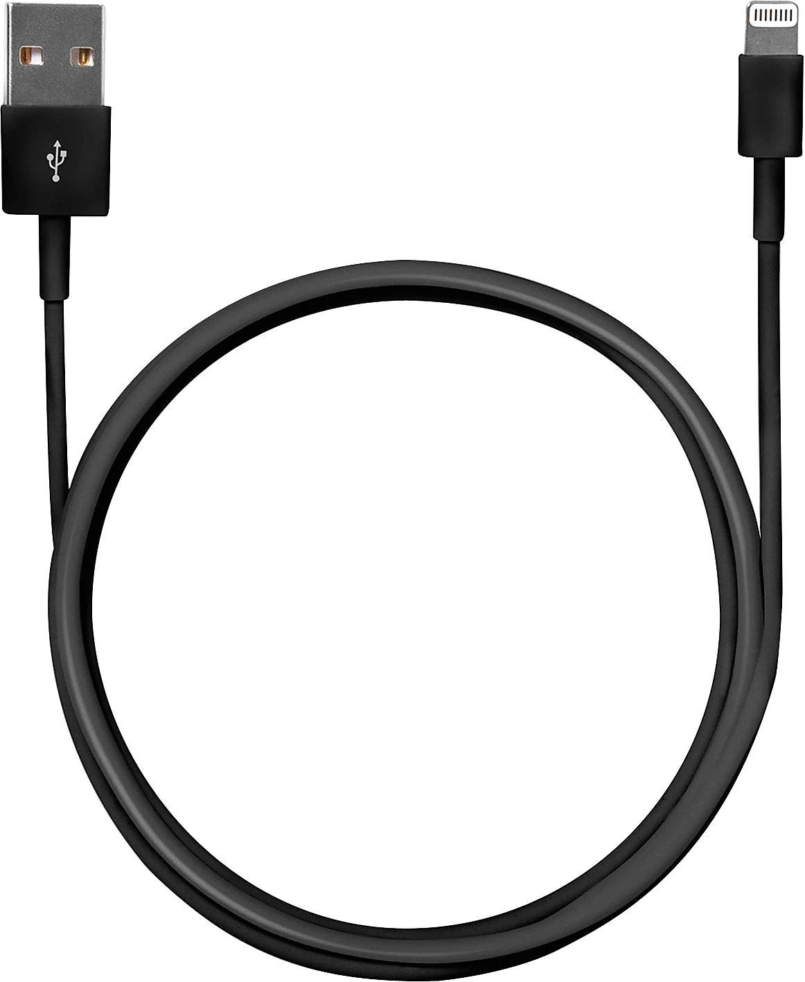 VisionTek 900784 Black Lightning to USB Black 1 Meter Cable - 5 Pack
