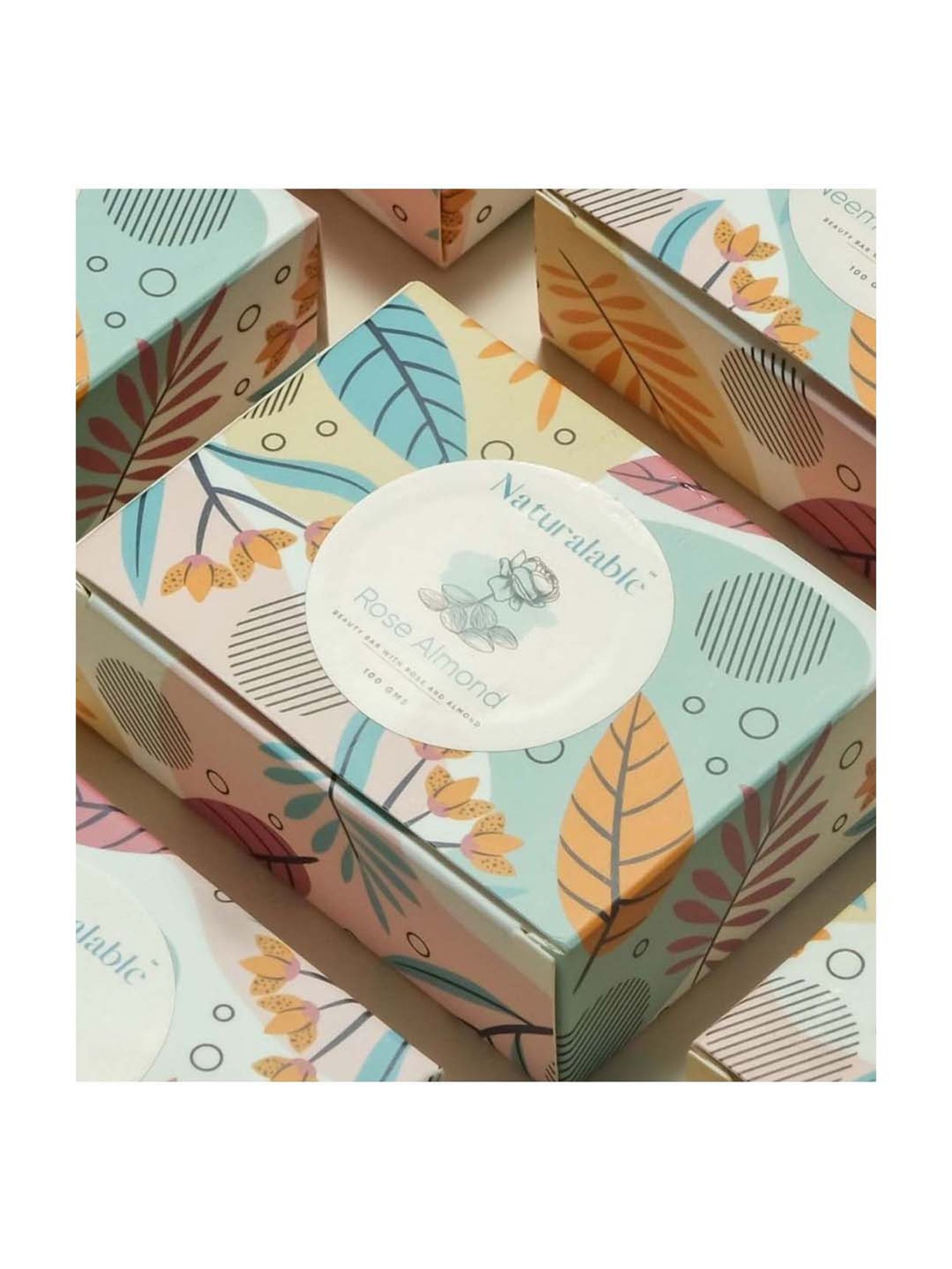 Naturalable Rose Almond Soap - 100 gm