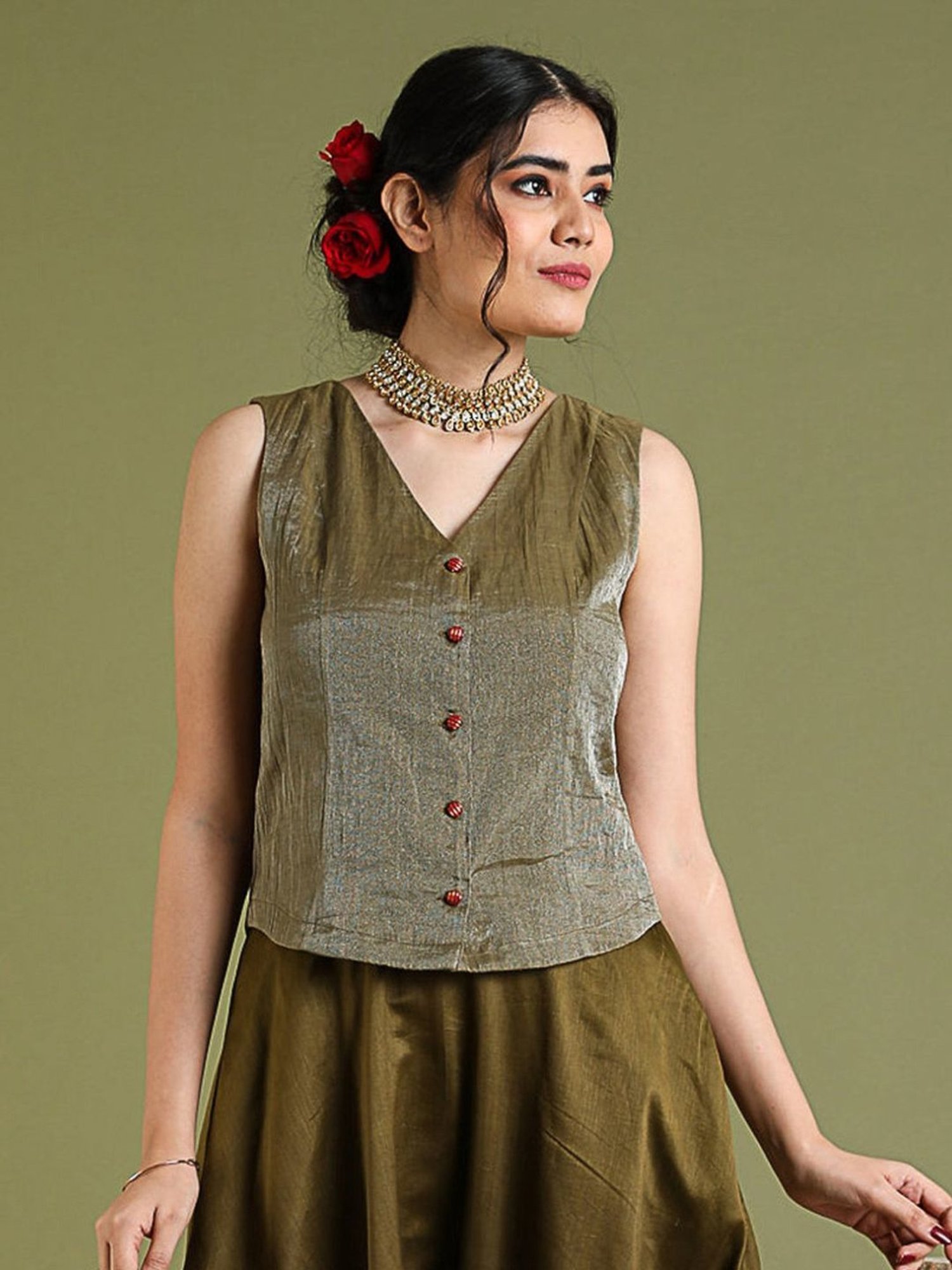 Vinusto Tabaco Brown Ashwin D21 Skirt