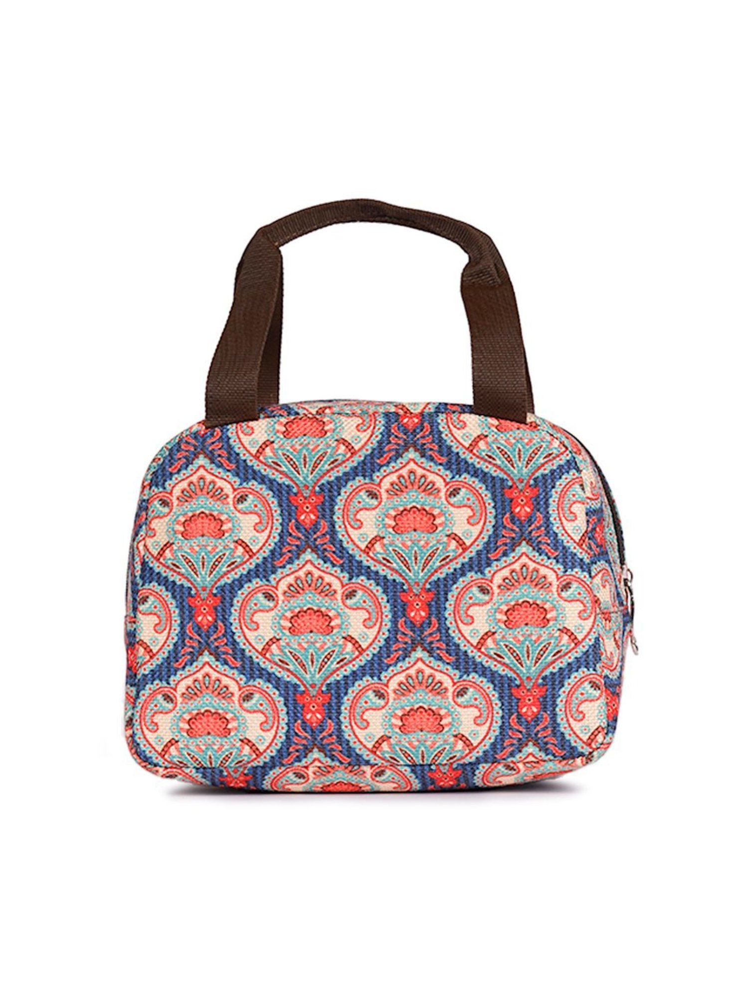 ZOUK Blue Printed Lunch Bag