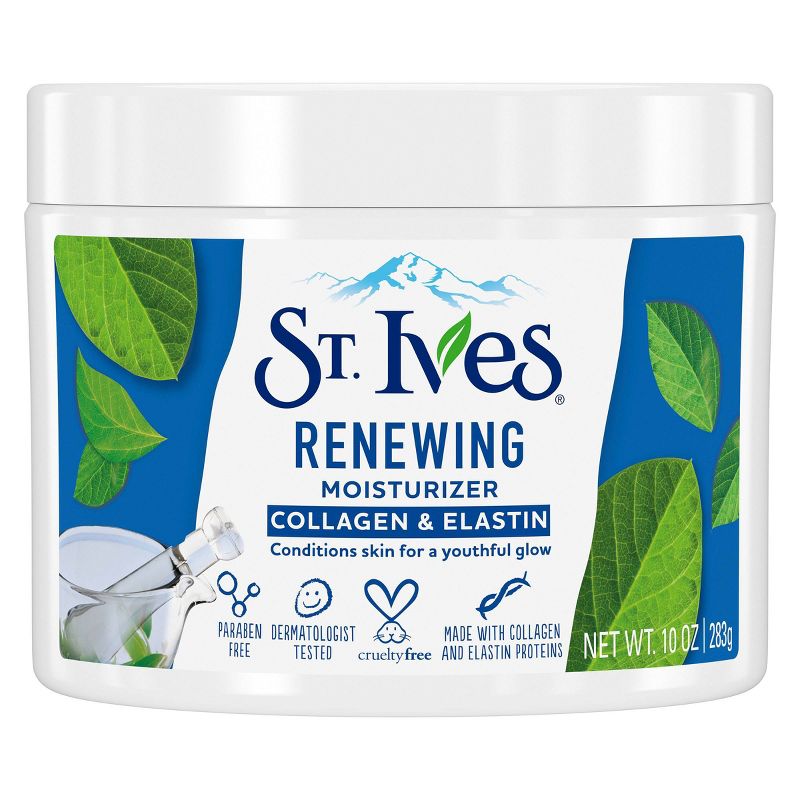 St. Ives Renewing Collagen & Elastin Facial Moisturizer - 4pk/10 fl oz