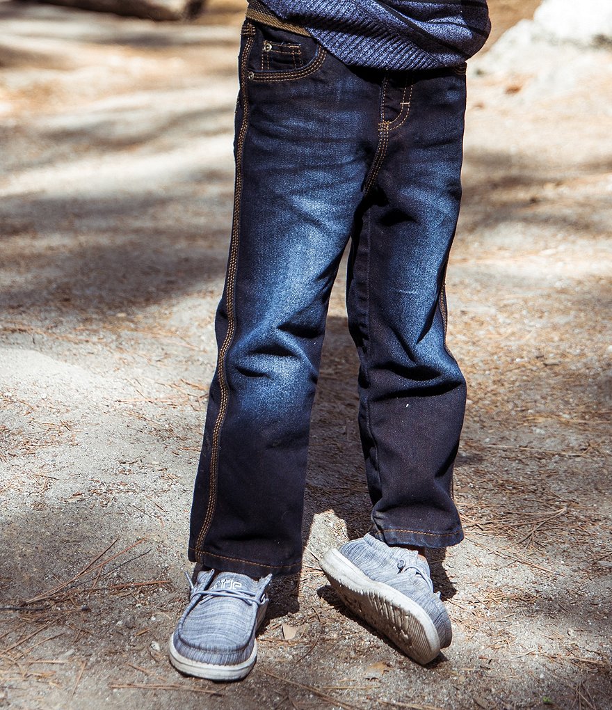 Hey Dude Boys' Wally Linen Washable Slip-Ons (Youth)