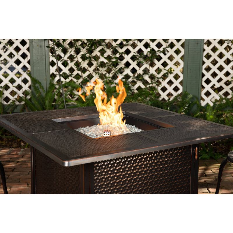 Walkers Square Aluminum LPG Fire Pit - Fire Sense