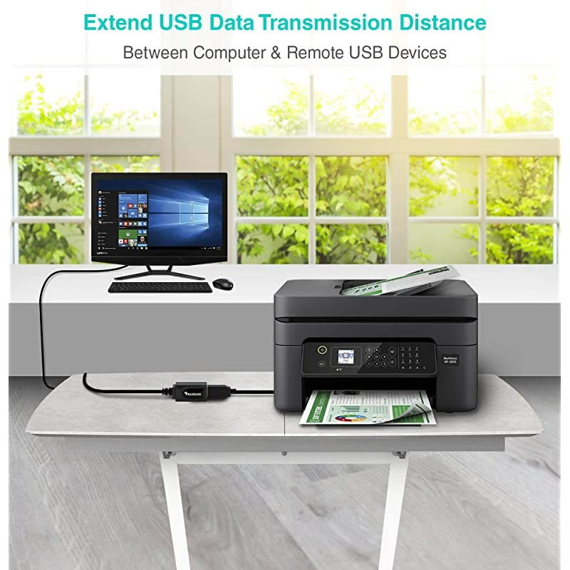 USB Extension Cable 10M 32FT Active USB 20 Type A Male to A Female Repeater Cable for Game Consoles Printer Camera