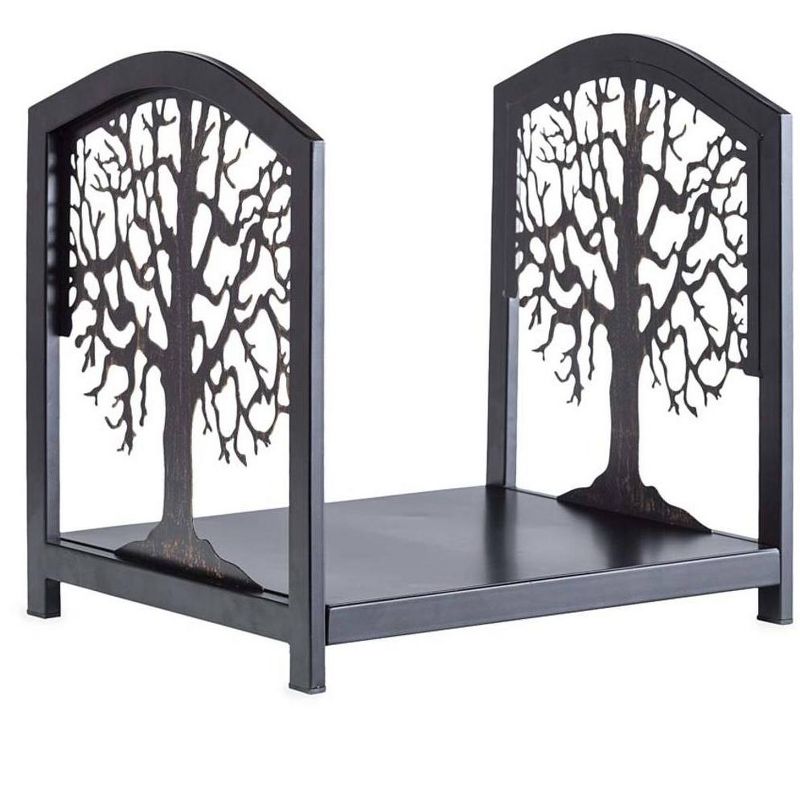 Plow & Hearth - Metal Tree of Life Firewood Log Holder