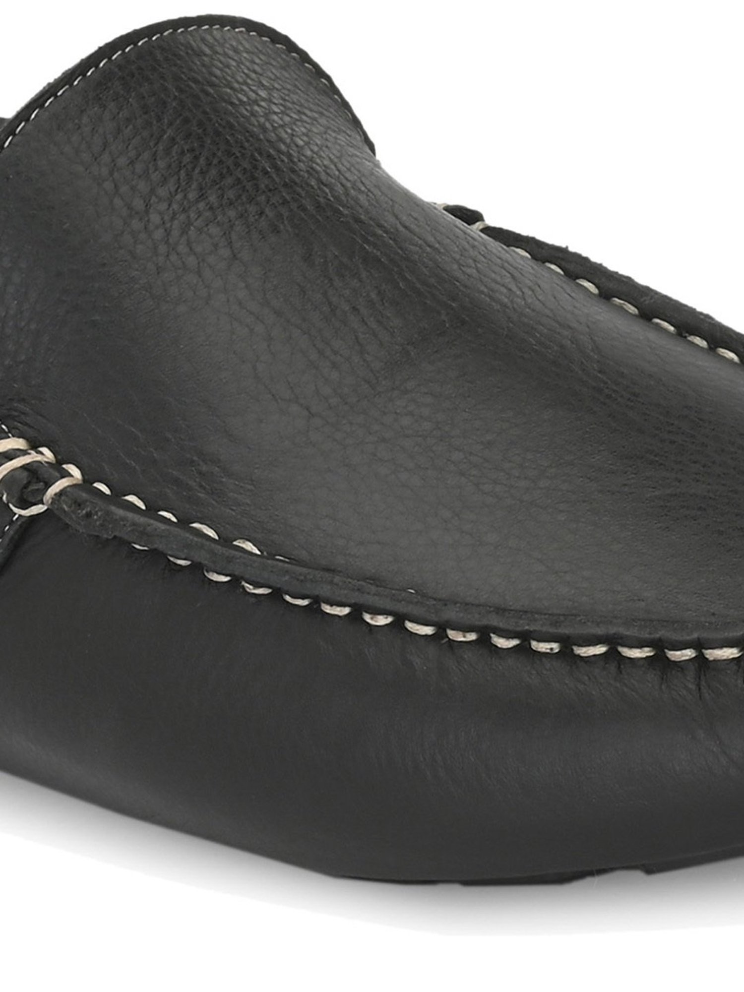 Hitz Men's Black Casual Loafers