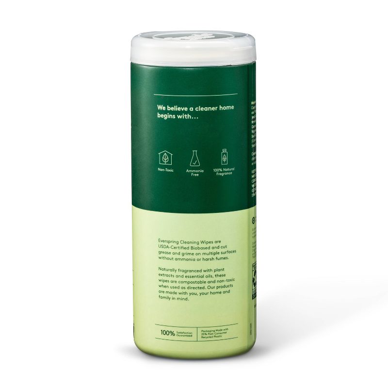 Clorox Compostable Wipes - Free & Clear - 75ct