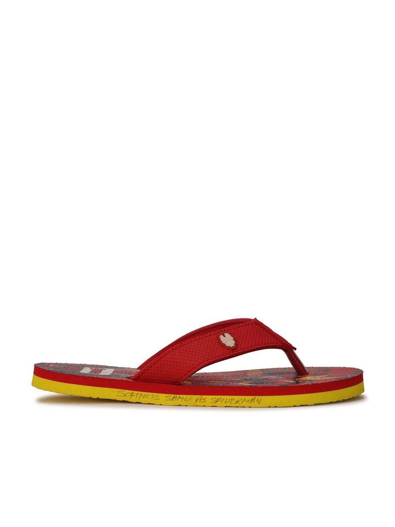 Disney by Bata Kids Red & Yellow Flip Flops