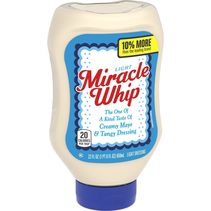 Miracle Whip Light Squeeze Bottle - 22oz