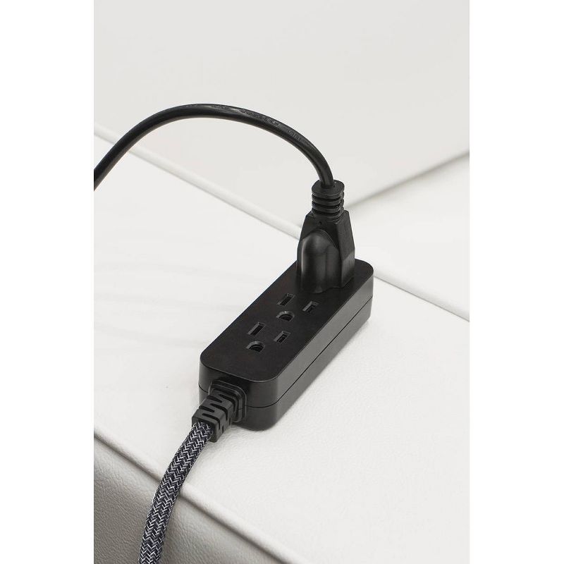 Cordinate 3 Outlet 10' Extension Cord Dark Heather