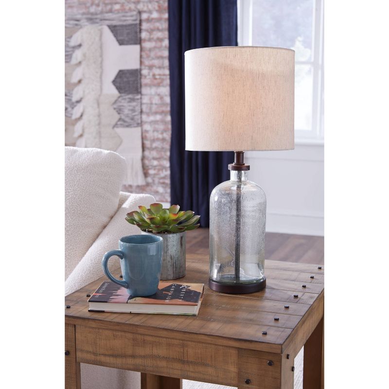 Bandile Table Lamp Clear/Bronze - Signature Design by Ashley