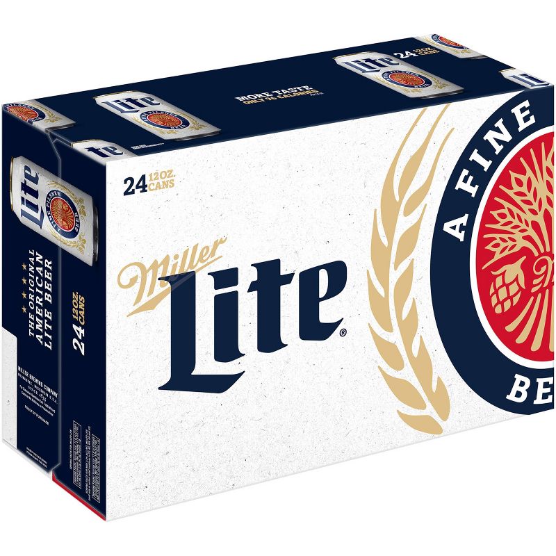 Miller Lite Beer- 24pk/12 fl oz Cans