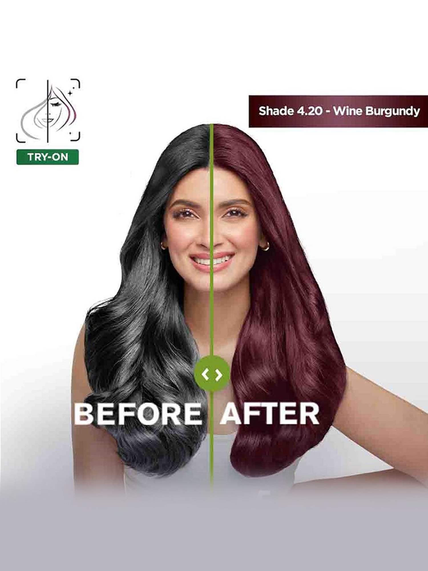 Garnier Color Naturals Creme Hair Color Shade 4.20 Wine Burgundy - 70 ml + 60 gm