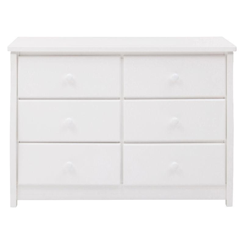 Delta Children Clermont 6-Drawer Dresser - Bianca