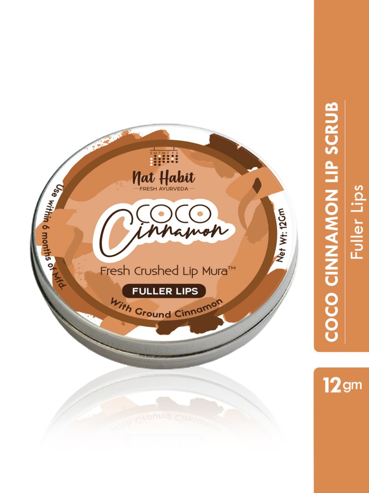 Nat Habit Coco Cinnamon Fresh Crushed Lip Mura - 12 gm
