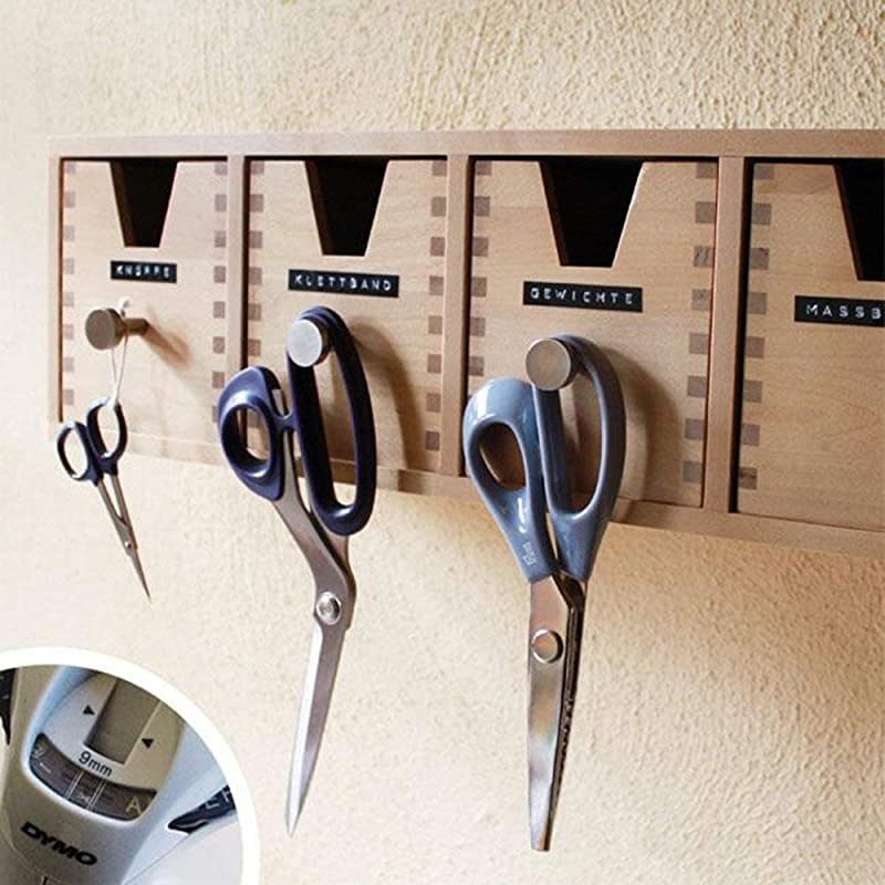 Compatible Label Tape Replacement for Dymo Embossing Label Maker 3D Plastic Labels Colored Embossing Tape for Organizer Xpress Pro Label BuddyOld Rotex Embosser Office Mate II 38 inch 7pk