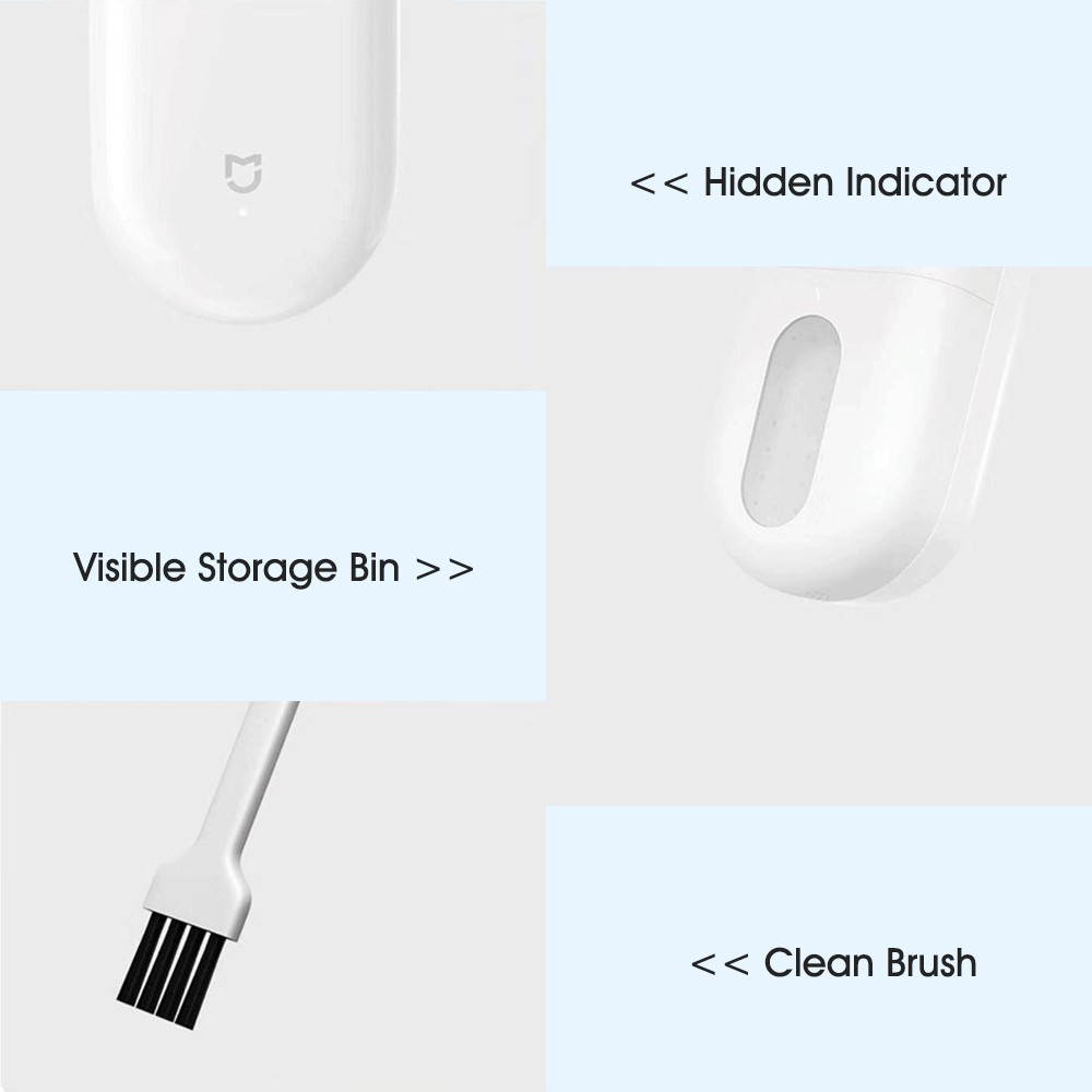 Xiaomi Mijia Lint Remover USB Charging 90min Endurance 0.35mm Knife Small Brush Cloth Protection Low Noise Cut Machine Fabrics Fuzz Shaver for Sweaters Curtains Carpets Clothing Lint Pellets