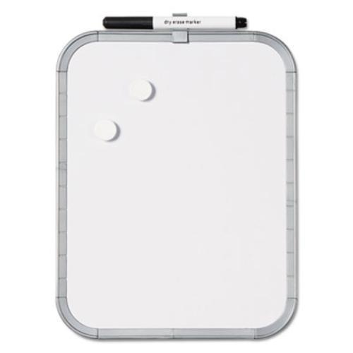 Mastervision CLK030203 Magnetic Dry Erase Board, 14.00" x 11.00", White Plastic Frame