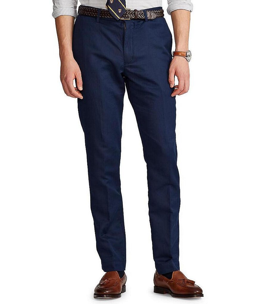 Polo Ralph Lauren Straight-Fit Linen Blend Pants