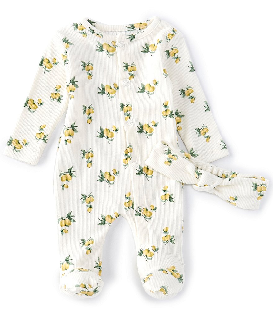 Burt's Bees Baby Newborn-9 Months Long-Sleeve Turkey Trot Footed Coverall