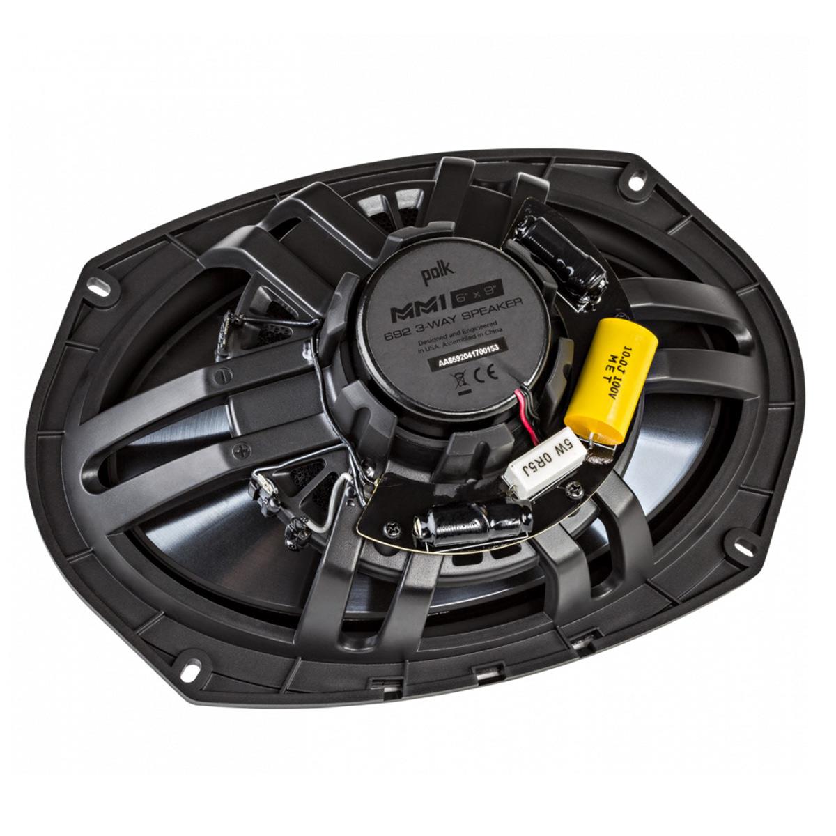 Polk Audio 6x9" MM1-Series Coaxial Speakers with Marine Certification - Pair