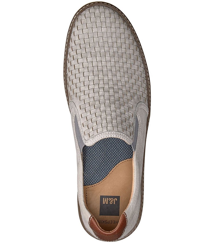 Johnston & Murphy Men's McGuffey Suede Woven Slip-Ons